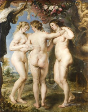 Die drei Grazien Barock Peter Paul Rubens Ölgemälde